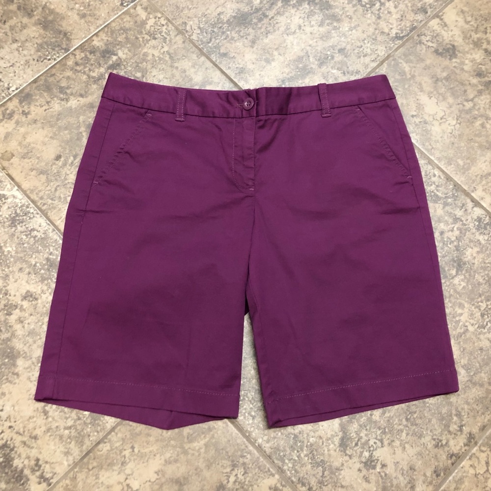 ❌SOLD❌ J.CREW PURPLE PLUM CLASSIC BERMUDA SHORT